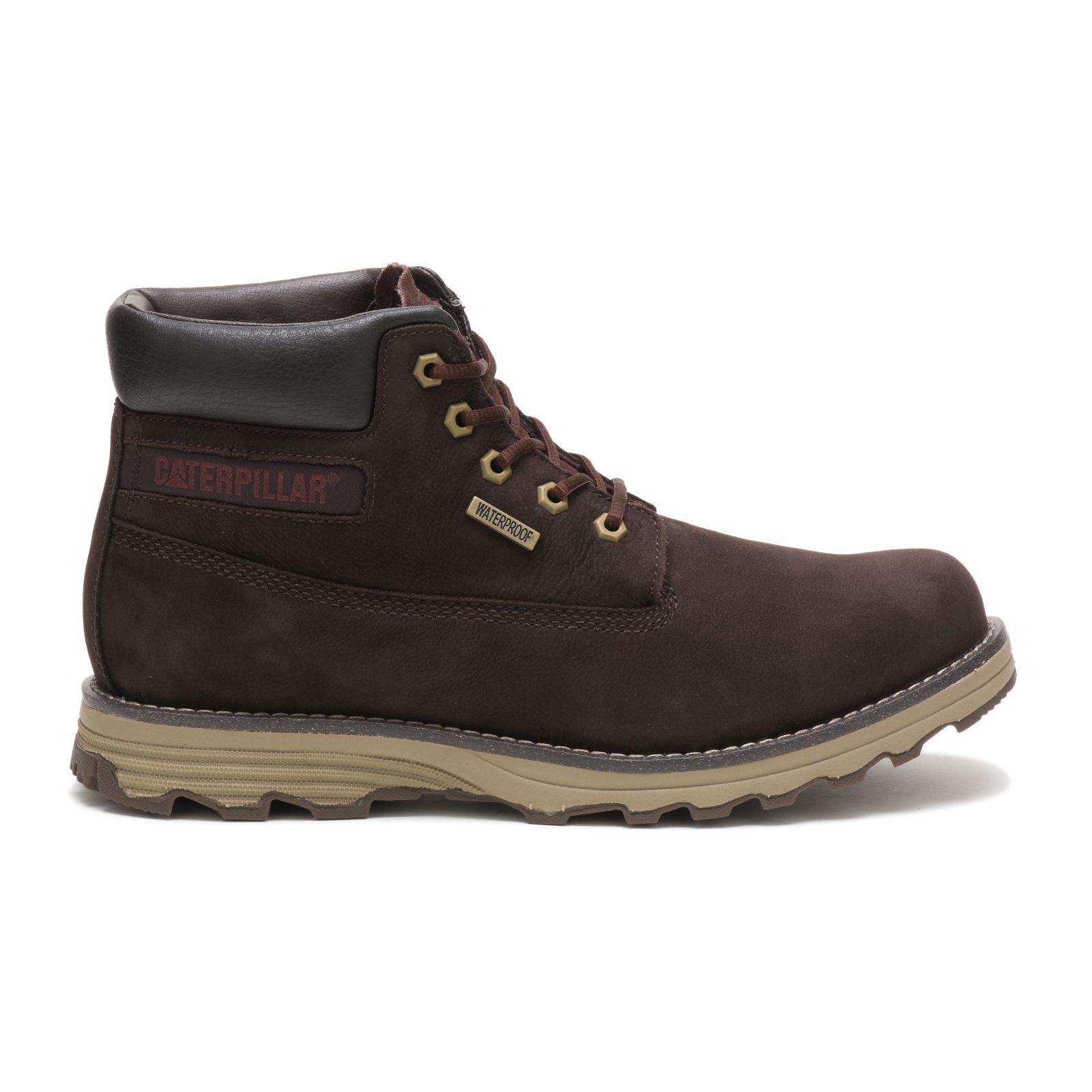 Caterpillar Boots South Africa - Cat Men's Founder Waterproof Thinsulate™ Waterproof Boots Coffee UM0214389